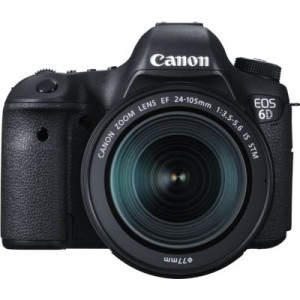 Canon EOS 6D - DSLR 20,2 MP (Display von 3,2-optischen Bildstabilisator, Full HD Video, GPS), Farbe schwarz - Kit mit EF 24 - 105 IS STM 3.5 - 5.6-22